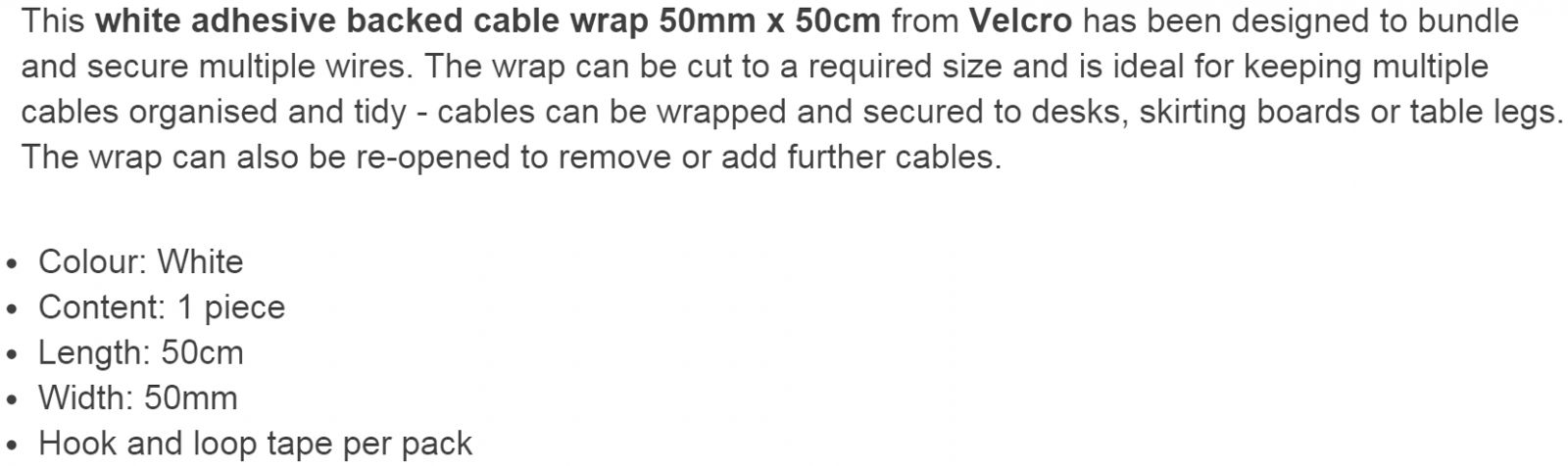 מאגדים לכבלים נדבקים ולקרו VELCRO CEL-EC60392